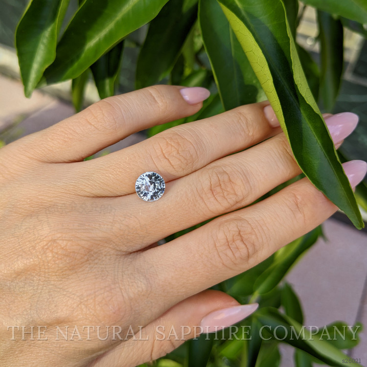 3.05 Ct. White Sapphire from Ceylon (Sri Lanka)