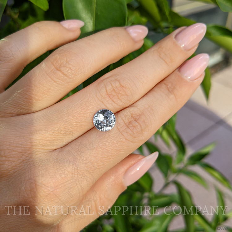 3.05 Ct. White Sapphire from Ceylon (Sri Lanka)