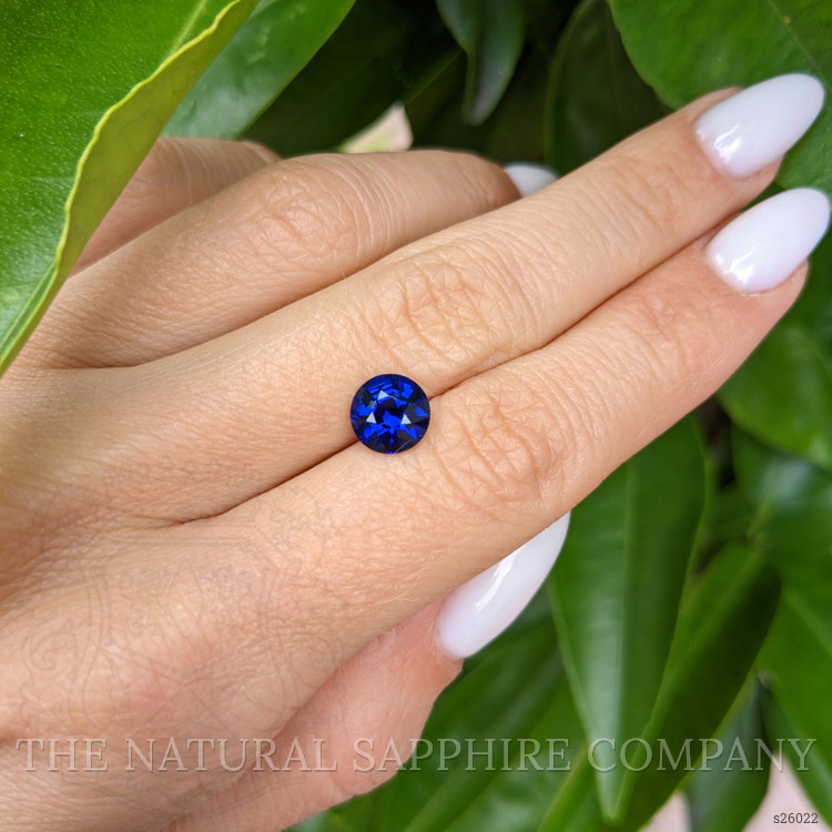 2.02 Ct. Blue Sapphire from Ceylon (Sri Lanka)