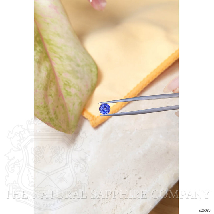 0.90 Ct. Blue Sapphire from Ceylon (Sri Lanka)