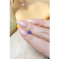 0.90 Ct. Blue Sapphire from Ceylon (Sri Lanka) Life Style