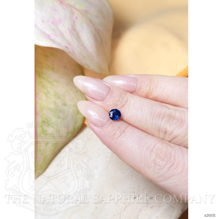 0.92 Ct. Blue Sapphire from Ceylon (Sri Lanka)