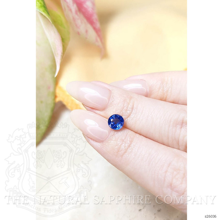 1.26 Ct. Blue Sapphire from Ceylon (Sri Lanka)