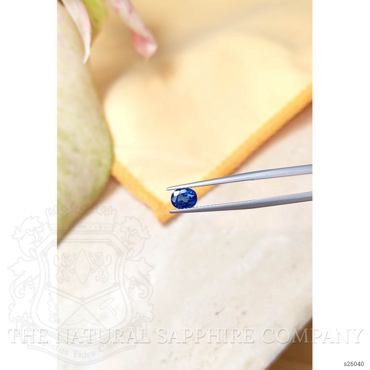 1.09 Ct. Blue Sapphire from Ceylon (Sri Lanka)