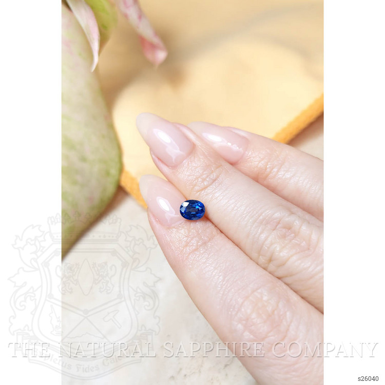 1.09 Ct. Blue Sapphire from Ceylon (Sri Lanka)