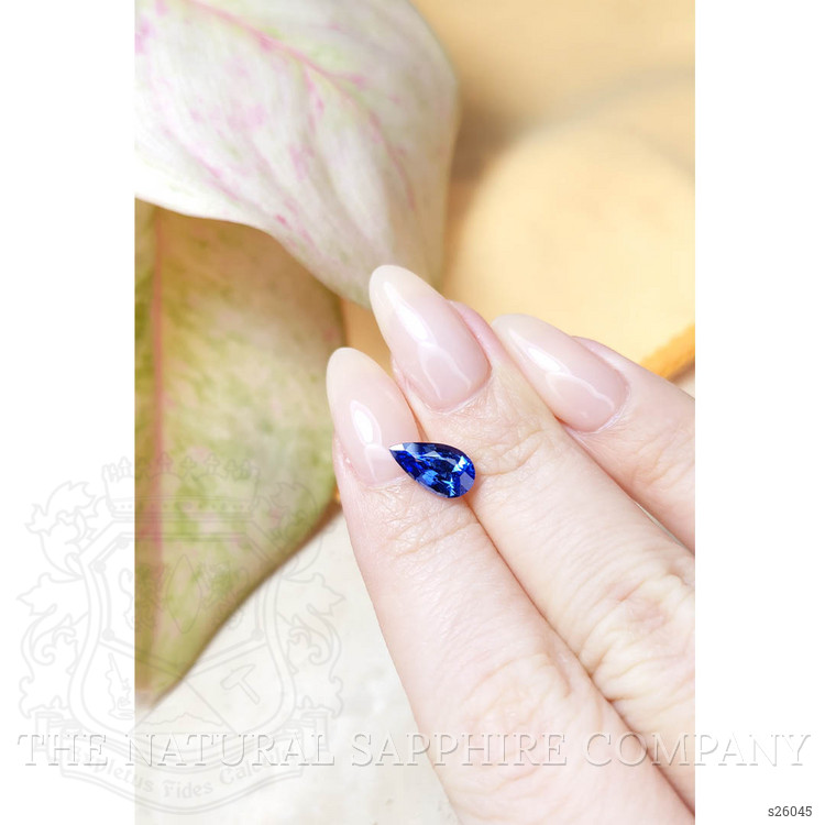 1.85 Ct. Blue Sapphire from Ceylon (Sri Lanka)