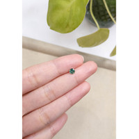 0.47 Ct. Bluish Green Sapphire from Madagascar Life Style