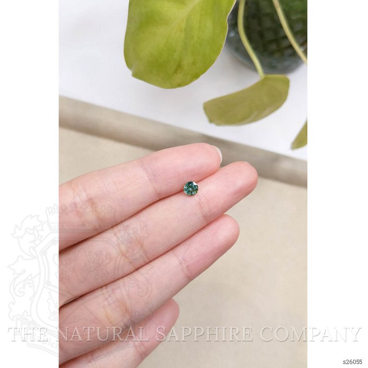 0.47 Ct. Bluish Green Sapphire from Madagascar