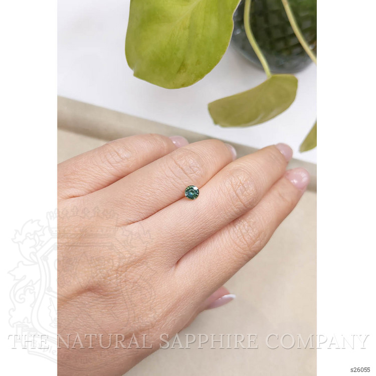 0.47 Ct. Bluish Green Sapphire from Madagascar