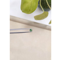 0.42 Ct. Green Sapphire from Madagascar Life Style