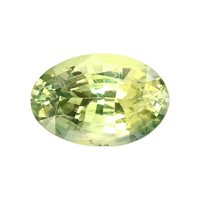 0.58 Ct. Yellowish Green Sapphire from Ceylon (Sri Lanka) Video