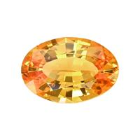 0.45 Ct. Yellowish Orange Sapphire from Ceylon (Sri Lanka) Video