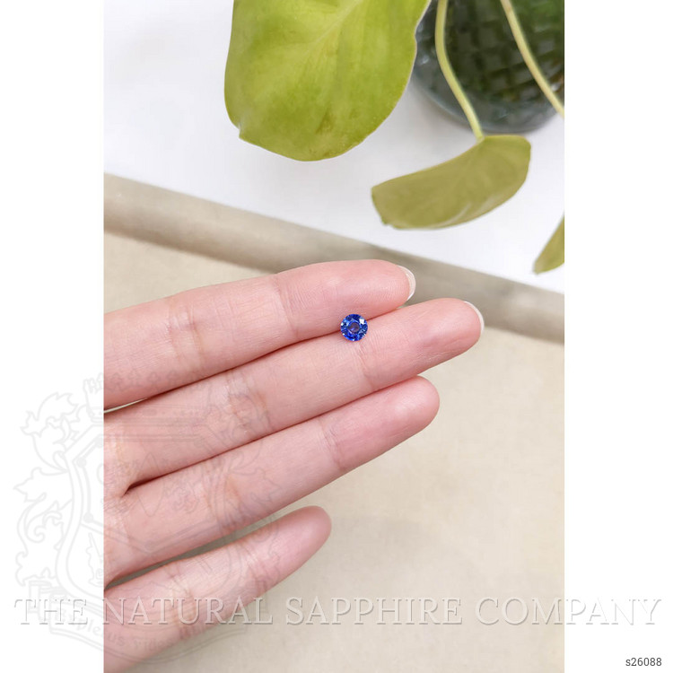 0.68 Ct. Blue Sapphire from Ceylon (Sri Lanka)