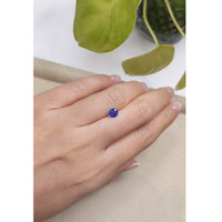 0.68 Ct. Blue Sapphire from Ceylon (Sri Lanka) Life Style