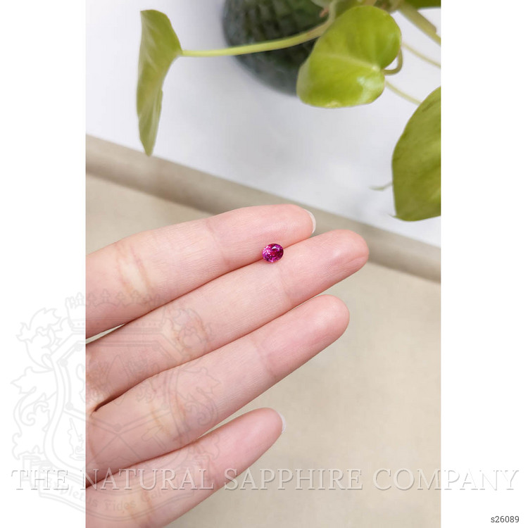 0.63 Ct. Pink Sapphire from Ceylon (Sri Lanka)
