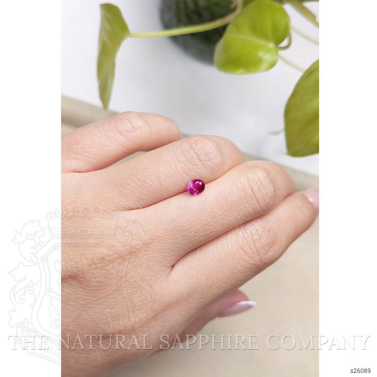 0.63 Ct. Pink Sapphire from Ceylon (Sri Lanka)