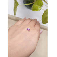 0.88 Ct. Pink Sapphire from Ceylon (Sri Lanka) Life Style