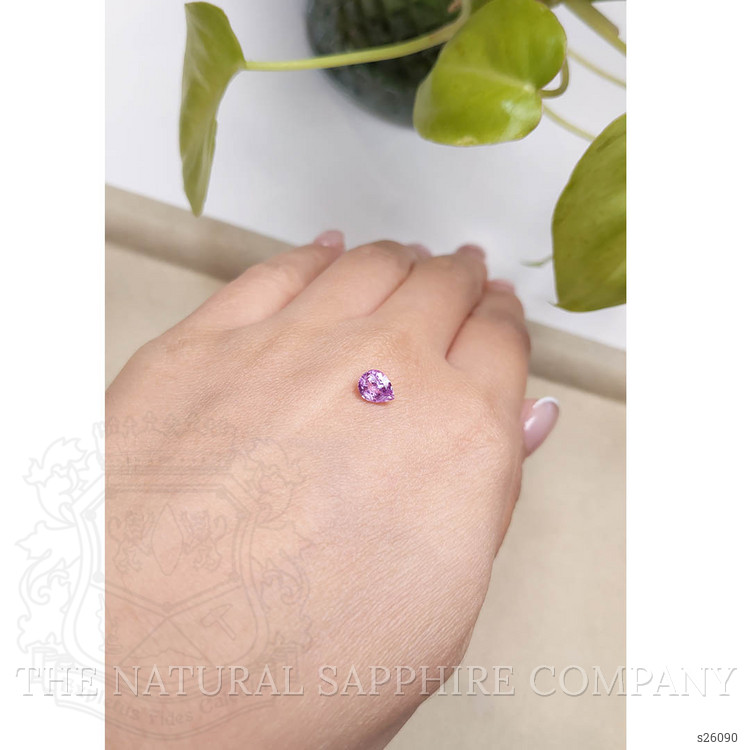 0.88 Ct. Pink Sapphire from Ceylon (Sri Lanka)