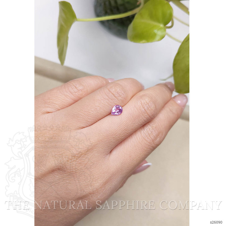 0.88 Ct. Pink Sapphire from Ceylon (Sri Lanka)