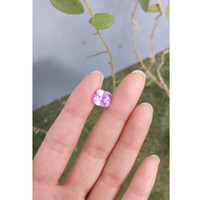 5.28 Ct. Pinkish Purple Sapphire from Ceylon (Sri Lanka) Life Style
