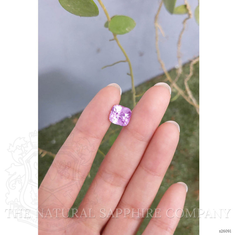 5.28 Ct. Pinkish Purple Sapphire from Ceylon (Sri Lanka)