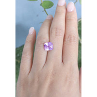 5.28 Ct. Pinkish Purple Sapphire from Ceylon (Sri Lanka) Life Style