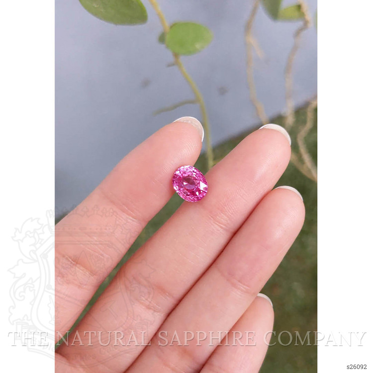 3.09 Ct. Pink Sapphire from Ceylon (Sri Lanka)