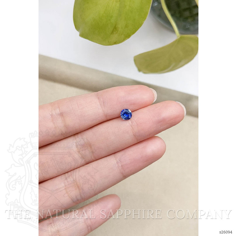 0.59 Ct. Blue Sapphire from Ceylon (Sri Lanka)