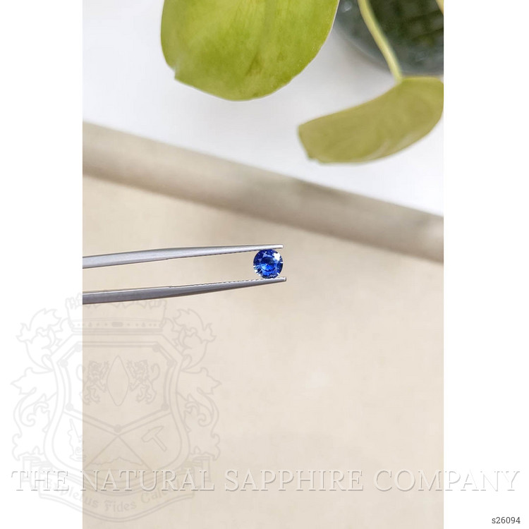 0.59 Ct. Blue Sapphire from Ceylon (Sri Lanka)