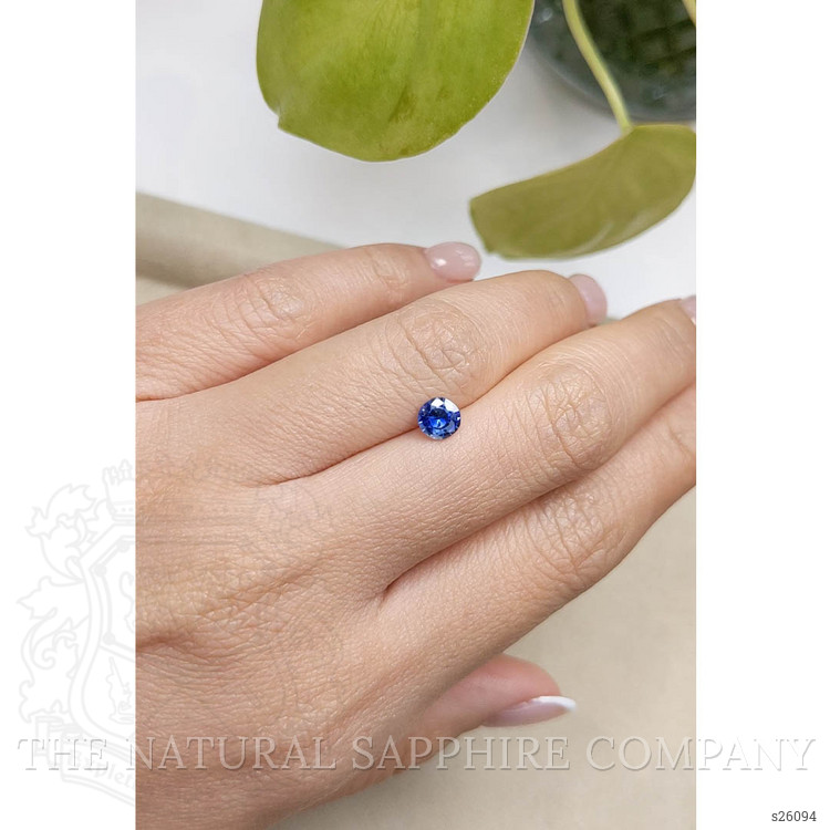 0.59 Ct. Blue Sapphire from Ceylon (Sri Lanka)