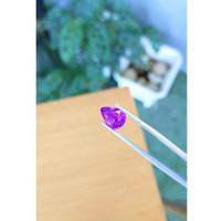 3.22 Ct. Purple Sapphire from Ceylon (Sri Lanka) Life Style