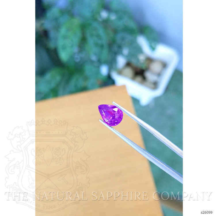 3.22 Ct. Purple Sapphire from Ceylon (Sri Lanka)