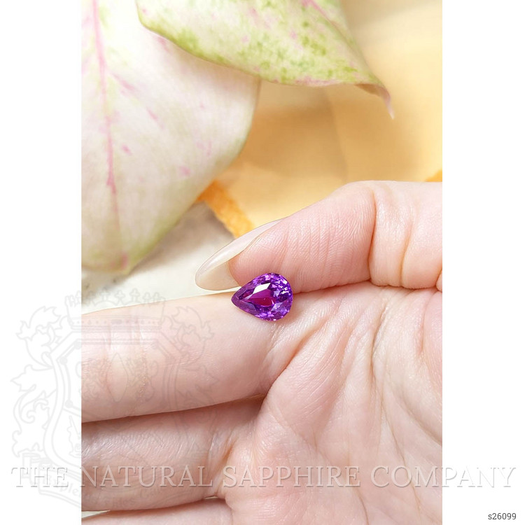 3.22 Ct. Purple Sapphire from Ceylon (Sri Lanka)