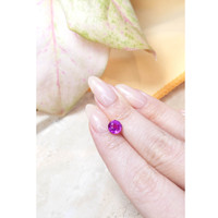 2.05 Ct. Purplish Pink Sapphire from Ceylon (Sri Lanka) Life Style