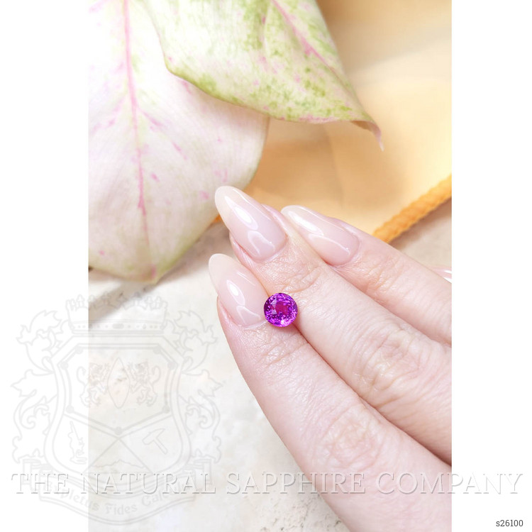 2.05 Ct. Purplish Pink Sapphire from Ceylon (Sri Lanka)