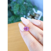 3.00 Ct. Purplish Pink Sapphire from Ceylon (Sri Lanka) Life Style