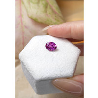 3.00 Ct. Purplish Pink Sapphire from Ceylon (Sri Lanka) Life Style