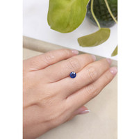 0.83 Ct. Blue Sapphire from Ceylon (Sri Lanka) Life Style