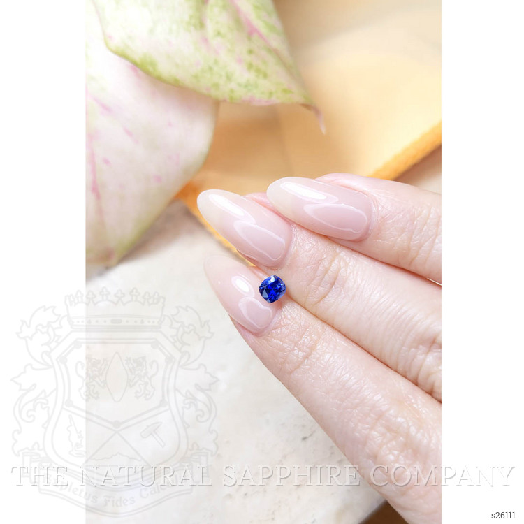 0.67 Ct. Blue Sapphire from Ceylon (Sri Lanka)