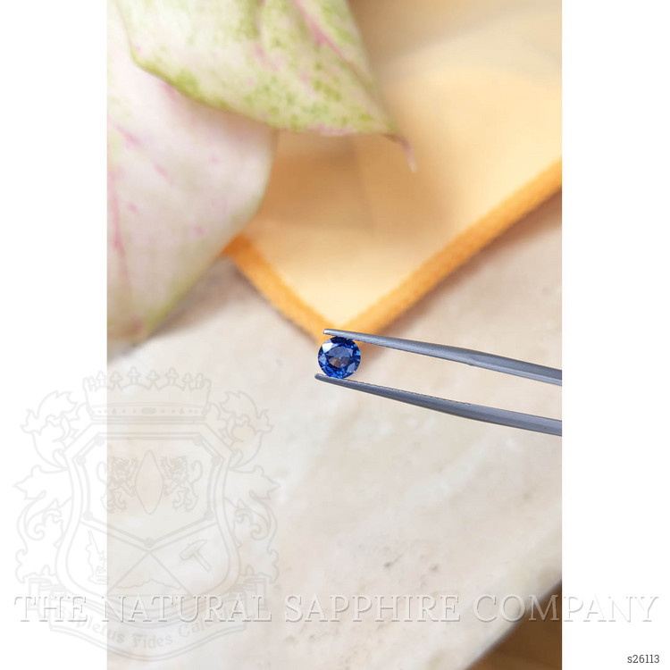 0.78 Ct. Blue Sapphire from Ceylon (Sri Lanka)