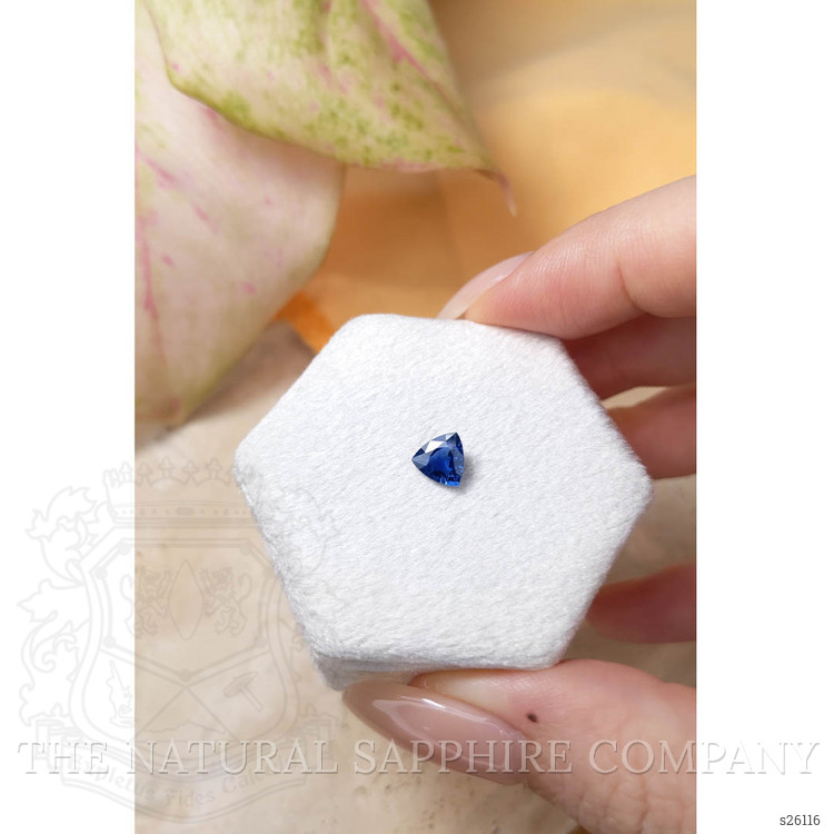 0.78 Ct. Blue Sapphire from Ceylon (Sri Lanka)