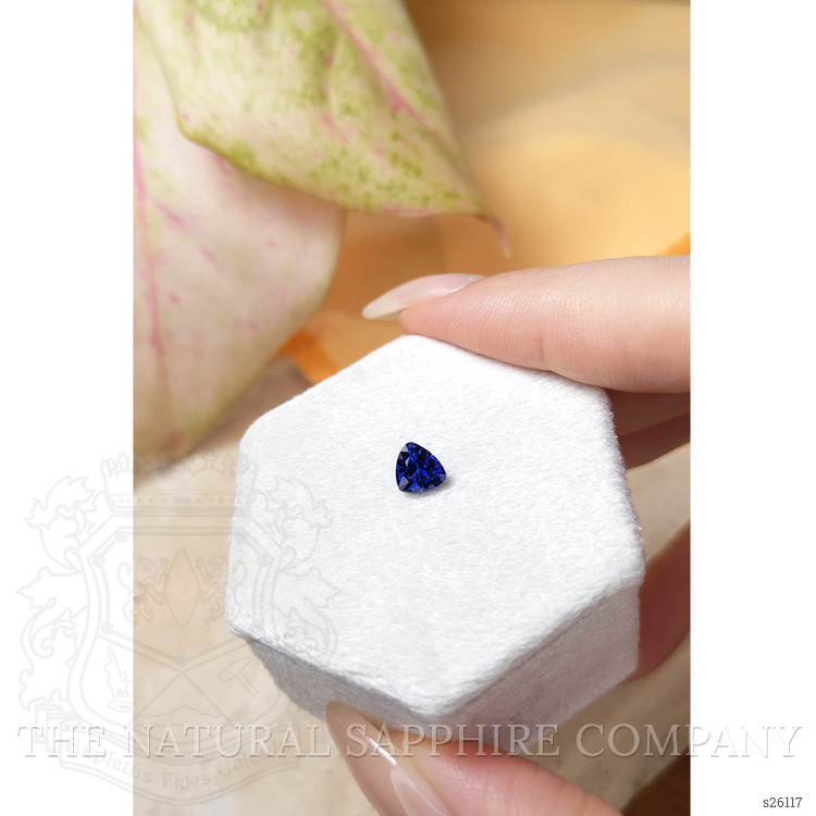 0.75 Ct. Blue Sapphire from Ceylon (Sri Lanka)
