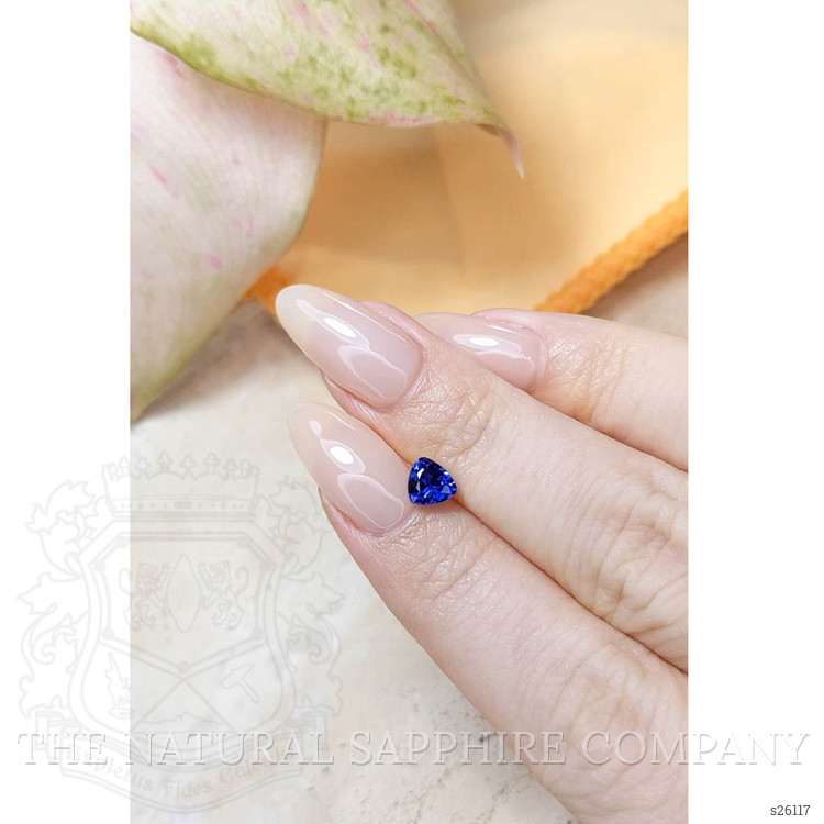0.75 Ct. Blue Sapphire from Ceylon (Sri Lanka)