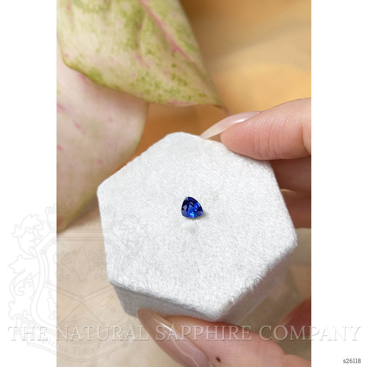0.53 Ct. Blue Sapphire from Ceylon (Sri Lanka)