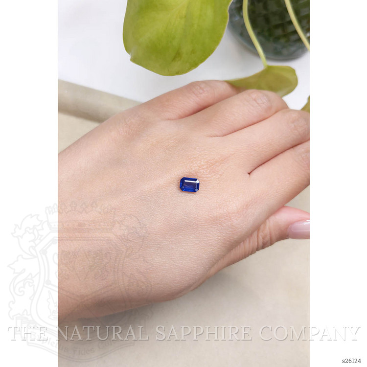 1.01 Ct. Blue Sapphire from Ceylon (Sri Lanka)
