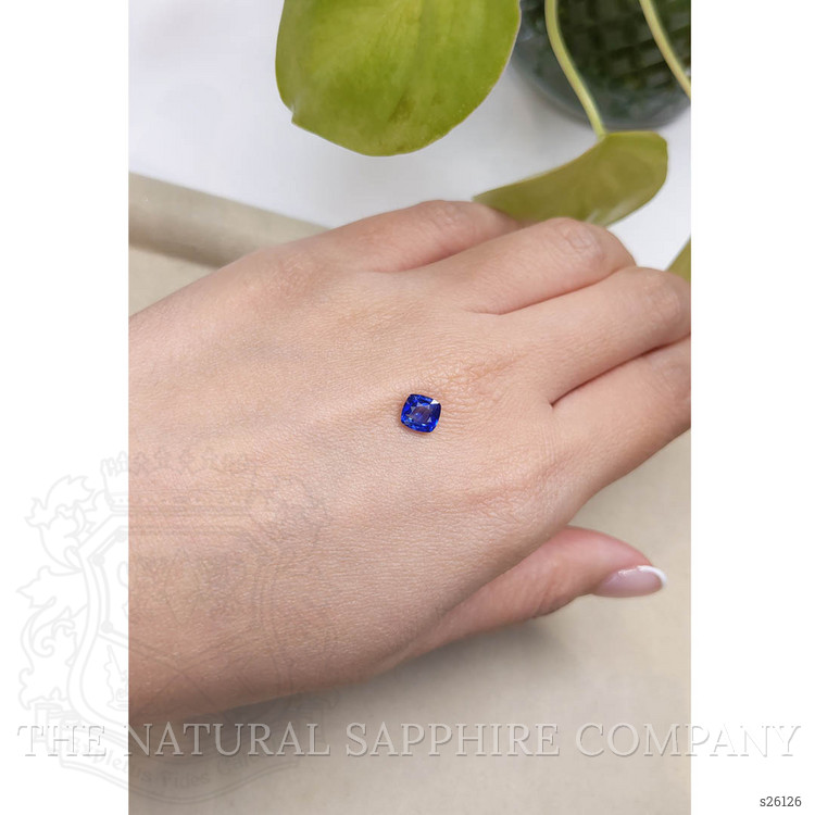0.93 Ct. Blue Sapphire from Ceylon (Sri Lanka)