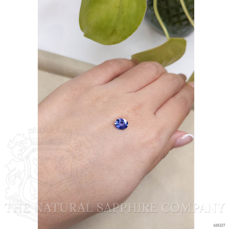 1.09 Ct. Blue Sapphire from Ceylon (Sri Lanka)