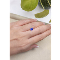 1.09 Ct. Blue Sapphire from Ceylon (Sri Lanka) Life Style