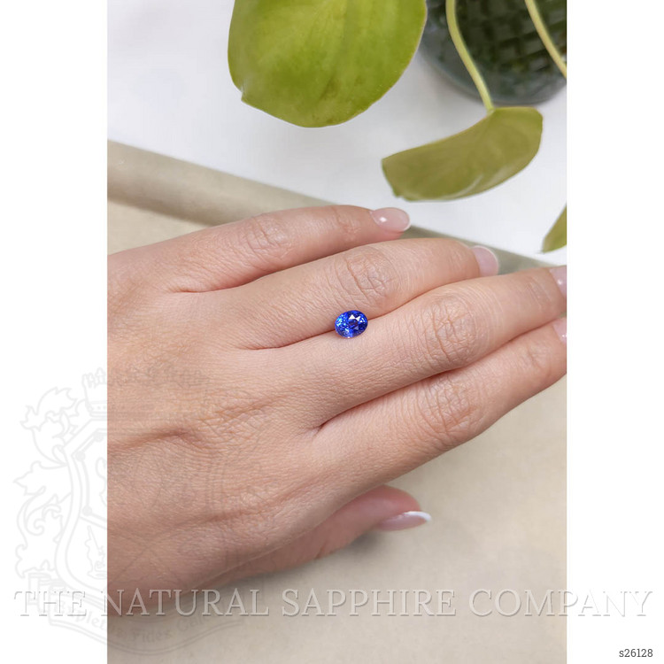 1.09 Ct. Blue Sapphire from Ceylon (Sri Lanka)