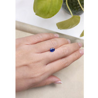 1.08 Ct. Blue Sapphire from Ceylon (Sri Lanka) Life Style